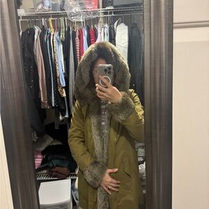 Zara 2 piece set winter coat